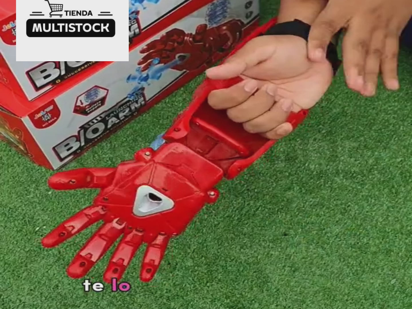 Brazo Hidrogel Iron Man  🦾🔥